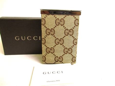 Gucci GG Web Cigarette Case 